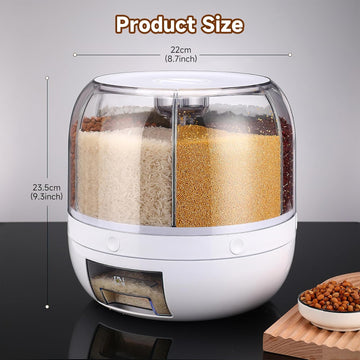 TOUCH SHARK Grain Storage Container Dispenser
