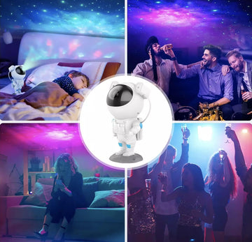 HOME Night Light Astronaut Galaxy Star Projector