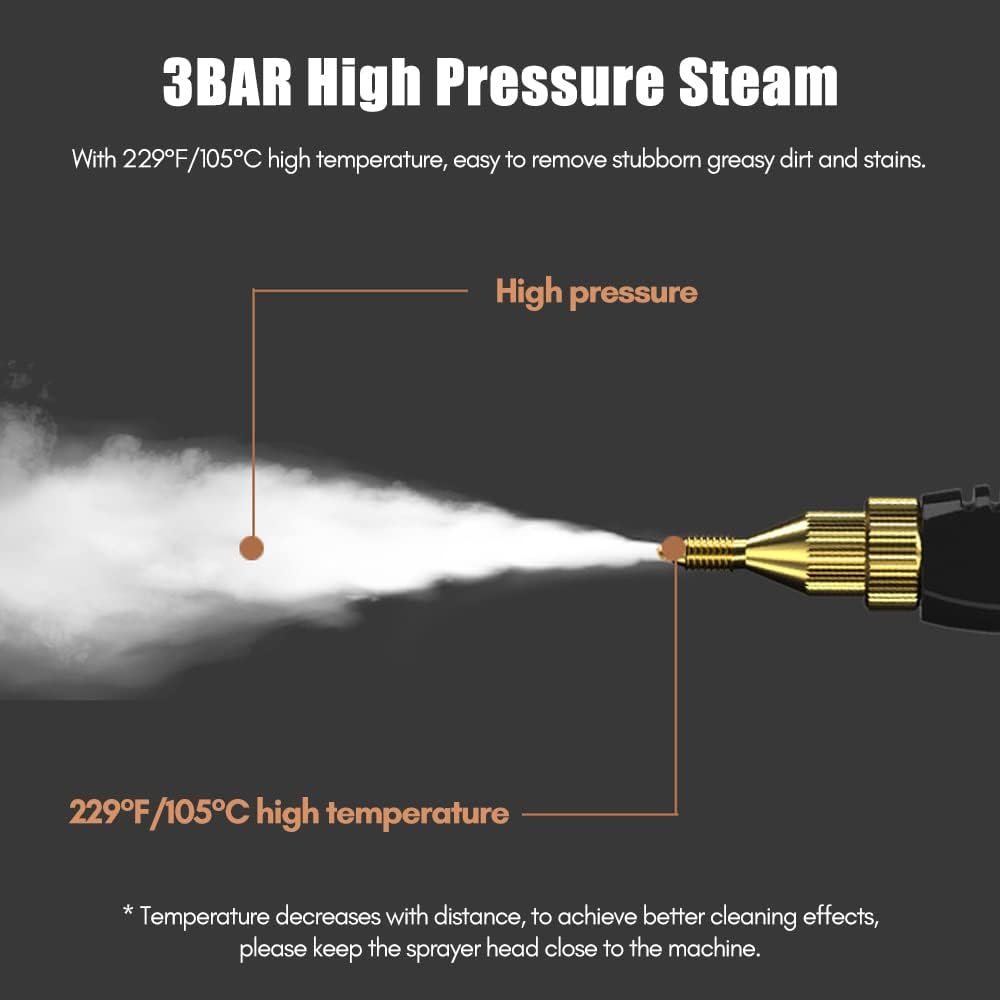 2500W Portable Handheld Steam Cleaner