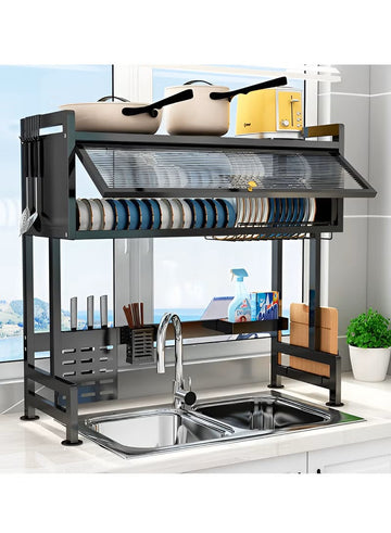 The Sink Dish Drying Stand With Shelf