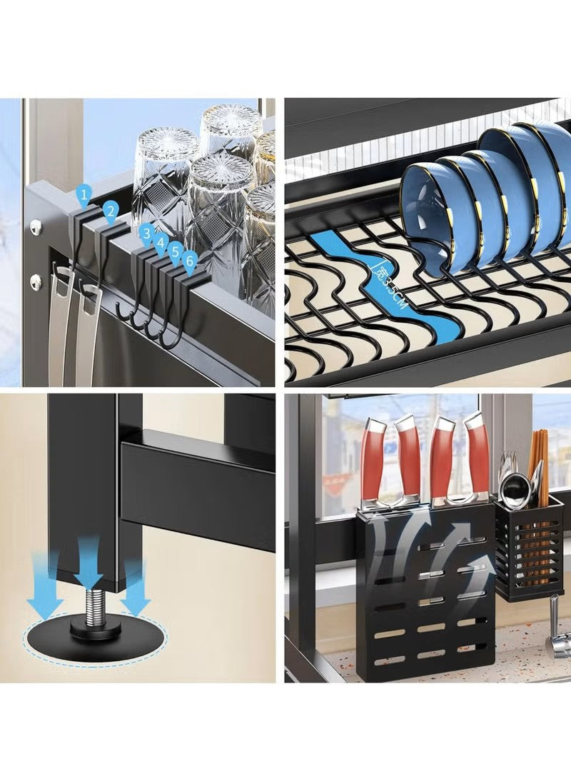 The Sink Dish Drying Stand With Shelf
