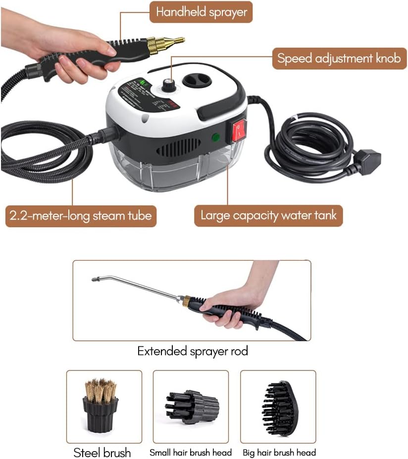2500W Portable Handheld Steam Cleaner